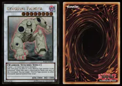 Colossal Fighter PGLD-EN043 Gold Rare Premium Gold Unlimited Yu-Gi-Oh - Image 3