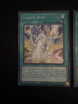 X3 Golden Rule BLMR-EN035 Battles of Legend: Monstrous Revenge 1st Edition - Image 2