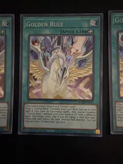 X3 Golden Rule BLMR-EN035 Battles of Legend: Monstrous Revenge 1st Edition - Image 3