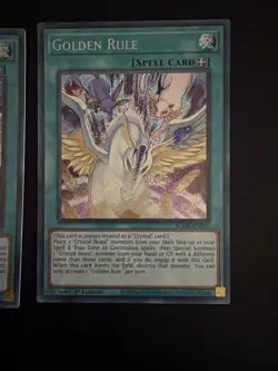 X3 Golden Rule BLMR-EN035 Battles of Legend: Monstrous Revenge 1st Edition - Image 4