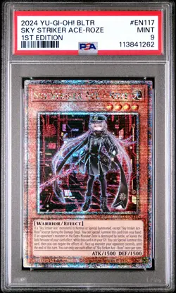 2024 1ST ED #EN117 SKY STRIKER ACE - ROZE PSA 9 - Image 1