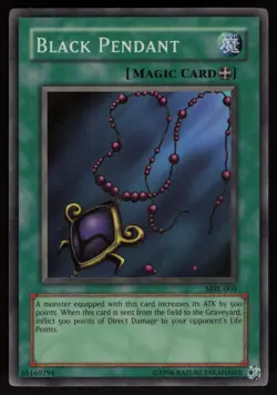 Black Pendant MRL-003 Super Rare Magic Ruler Unlimited Yu-Gi-Oh - Image 1