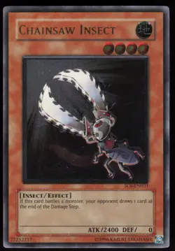 Chainsaw Insect SOI-EN021 Rare Shadow of Infinity Ultimate Rare Yu-Gi-Oh - Image 1