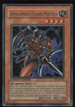 Amazoness Chain Master SP1-EN002 Ultra Rare Promo Yu-Gi-Oh - Image 1