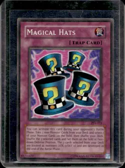 2002 Yu-Gi-Oh! Pharaoh's Servant Magical Hats #PSV-033 - Image 1