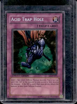 2006 Yu-Gi-Oh! Shadow of Infinity Special Edition Acid Trap Hole #SOI-ENSE1a - Image 1