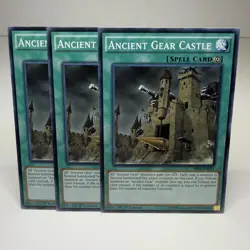 3x Yugioh Ancient Gear Castle SR03-EN023 Common - LP-NM 💎 - Image 1