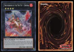 Brotherhood of the Fire Fist - Cardinal LTGY-EN054 Secret Rare 1st Ed Yugioh - Image 3