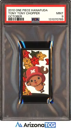 One Piece 2010 Tony Tony Chopper October One Piece Hanafuda PSA 9 - Image 1