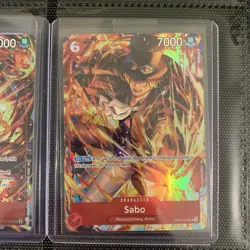 Sabo & Ace (Illustration Box Vol.5) One Piece Promotion Cards Foil Near Mint! - Image 3
