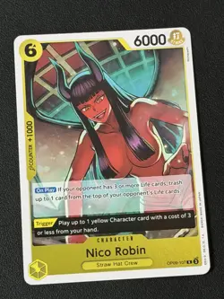 One Piece Emperors In The New World Nico Robin OP09-107 R Foil - Image 1