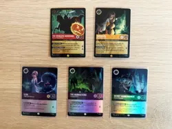 Disney Lorcana - Whispers in the Well - Lot of 5 Cards Foil Legenday & Epic - Image 1