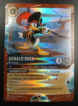 Disney Lorcana TCG Cruise Line Exclusive Donald Duck Buccaneer 15/P3 - Image 5