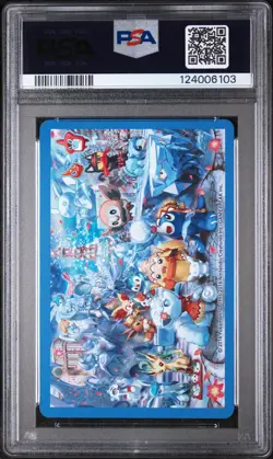 2016 POKEMON CENTER SAPPORO PLAYING CARDS ALOLAN VULPIX QUEEN OF DIAMONDS PSA 10 - Image 2