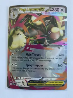 M Mega Lopunny ex 084 - Ultra Rare Holo Full Art - Pokemon Card - NM - 1¢ start! - Image 1