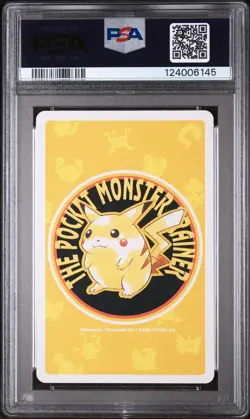 1998 POKEMON YELLOW VERSION PLAYING CARDS 9 OF HEARTS #134 VAPOREON PSA 10 - Image 2
