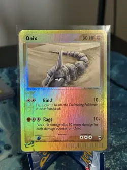 Onix 71/100 EX Sandstorm - Reverse Holo Pokemon TCG Card - Image 1