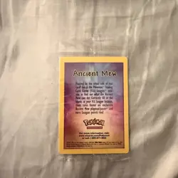 Ancient Mew Promo Card 2000 Wizards of the Coast English Vintage - Image 1