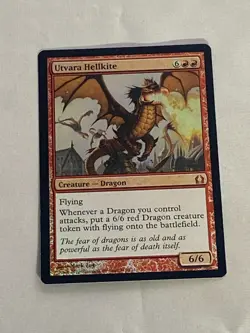 MTG FOIL Utvara Hellkite Return to Ravnica Magic the Gathering - Image 1