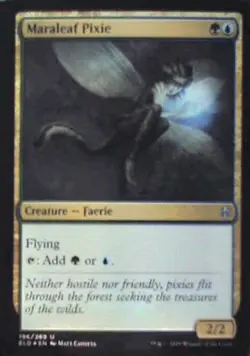 Maraleaf Pixie - Throne of Eldraine: #196, Magic: The Gathering - Foil Lp R249 - Image 1
