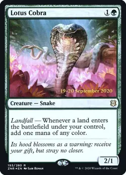 MTG - PZNR - Lotus Cobra Near Mint Foil #193 - Image 1