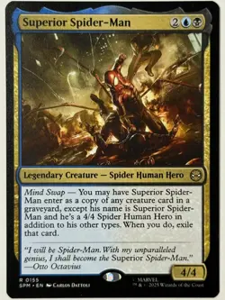 MTG, Superior Spider-Man (#0155, Marvel's Spider-Man, Non-Foil, NM Rare - Image 1