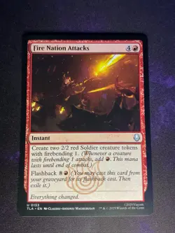 MTG * Fire Nation Attacks Avatar: The Last Airbender * 1X * NM - Image 1