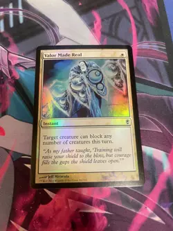 MTG - VALOR MADE REAL - COMMON - FOIL - CONSPIRACY - NM - Image 1