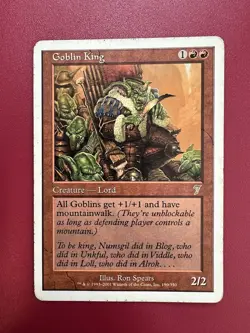 *** Goblin King *** 7th Edition LP MTG English - Image 1