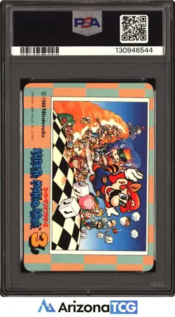 Super Mario Bros 1989 Spike 27 Carddass Super Mario Bros. 3 Japanese PSA 7 - Image 2