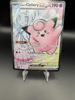 Lillie's Clefairy EX 173/159 Pokemon Sv09: Journey Together Near Mint/Mint - Image 1