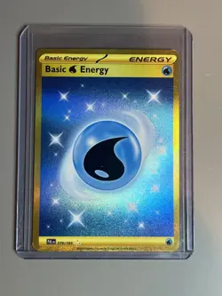 Pokemon TCG Water Energy Basic #279/193 Paldea Evolved Hyper Rare - Image 1