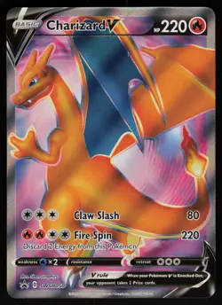 Charizard V SWSH050 Promo SWSH Black Star Pokemon - Image 1