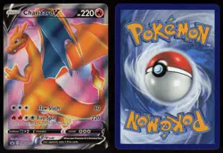 Charizard V SWSH050 Promo SWSH Black Star Pokemon - Image 3
