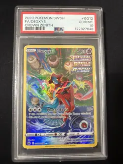 Pokemon TCG Deoxys Crown Zenith: Galarian Gallery GG12/GG70 PSA 10 - Image 1