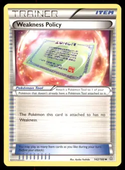 Pokemon TCG Uncommon Regular weakness policy - Image 1