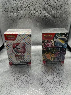 Pokemon Tcg Sealed Booster Bundles 151 , Paldean Fates Lot Of 2 - Image 1