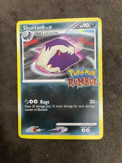 Skuntank 13/16 Pokemon Rumble Set Stamped English Pokemon TCG 2009 LP - Image 1