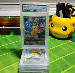 2025 POKEMON SIMPLIFIED CHINESE SV-P PROMO #004 PIKACHU GEM PACK VOL.1 PSA 10 - Image 1