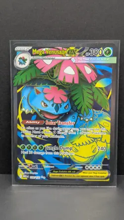 Mega Venusaur ex Ultra Rare Pokemon TCG Mega Evolutions 155/132 NM - Image 1