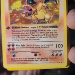 Pokemon Charizard Base Set Holo 4/102 Nintendo Wizards 1999 English - Image 3