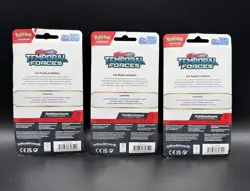 Lot of (3) Pokemon TCG Temporal Forces - Premium Checklane Booster Sealed NEW! - Image 2