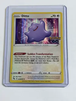 Pokemon TCG Pokemon GO Ditto Rare Holo 053/078 - Image 1