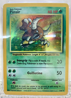 Pokemon: Pinsir Jungle 1st Edition Holo Rare #9/64 WOTC 1999 - Vintage CGC 5.5 - Image 3