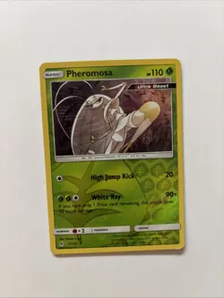 Pheromosa 11/131 Rev Reverse Holo SM Forbidden Light Pokemon NM - Image 1