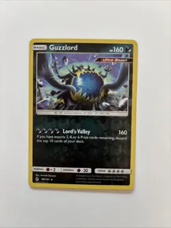Guzzlord 80/131 Rev Reverse Holo SM Forbidden Light Pokemon NM - Image 1