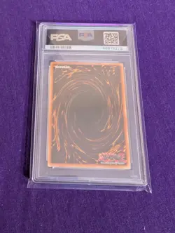Yugioh: Rescue Cat - MGED-EN006 - Premium Gold Rare - 1st Edition PSA 9 - Image 2