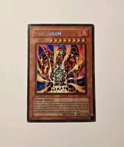 Yugioh Lava Golem PGD-107 Secret Rare Pharaonic Guardian 1st Edition MP - Image 1