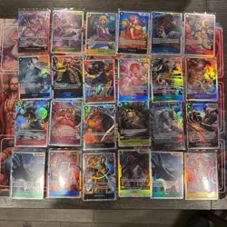 One Piece TCG- Huge SR/Foil Lot- 24 Total From Various Sets - Image 1