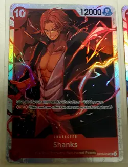 🔥 4x Shanks OP09-004 SR - Playset - ONE PIECE TCG The Best Vol.2 PRB02 🔥 - Image 2
